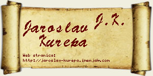 Jaroslav Kurepa vizit kartica